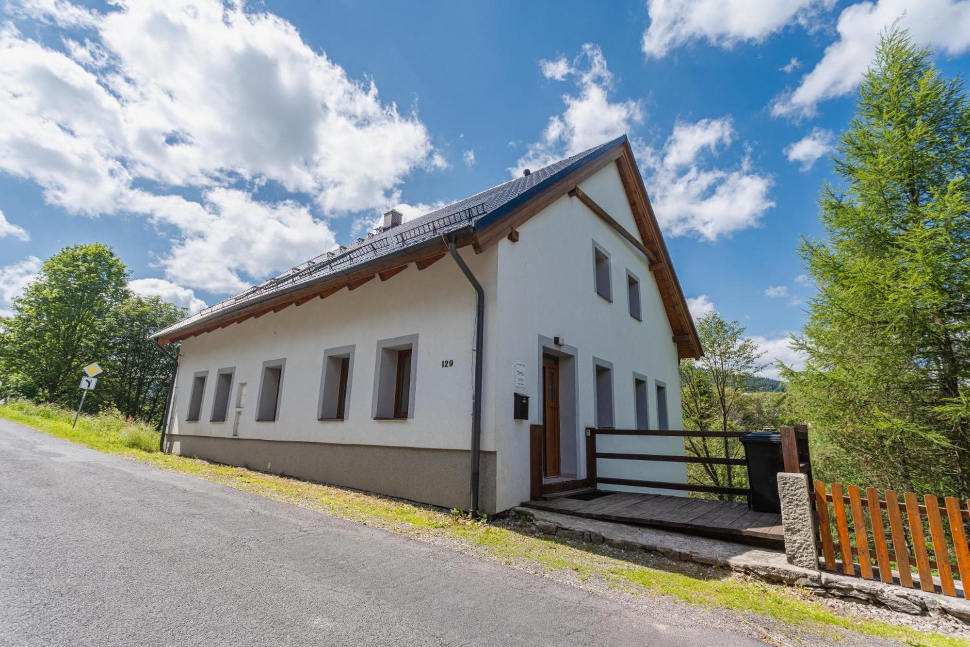 Klinovec 129 Apartman Loučná pod Klínovcem Kültér fotó