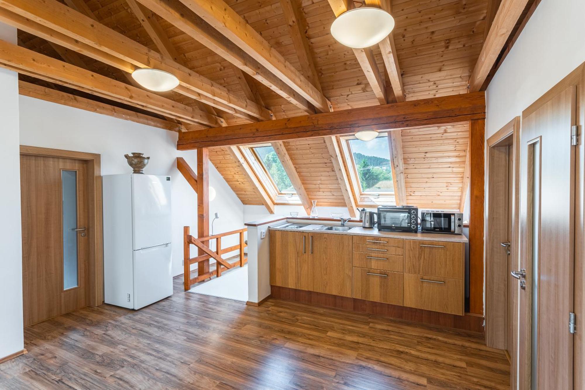 Klinovec 129 Apartman Loučná pod Klínovcem Kültér fotó